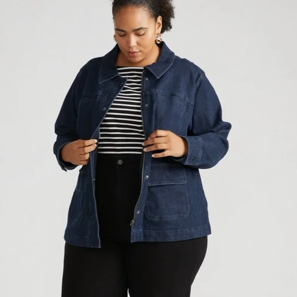 Universal Standard Utility Jacket - Picture 2 of 6